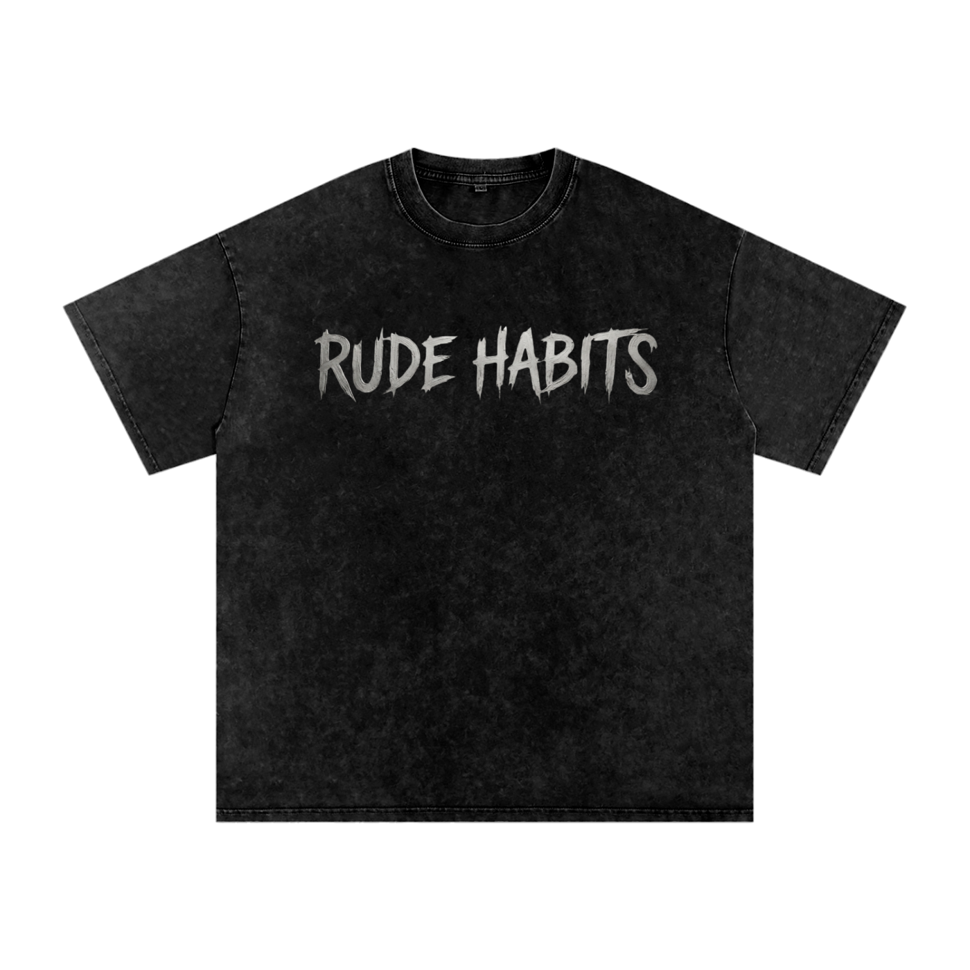 Rude Society Snow Washed Oversized Cotton T-Shirt