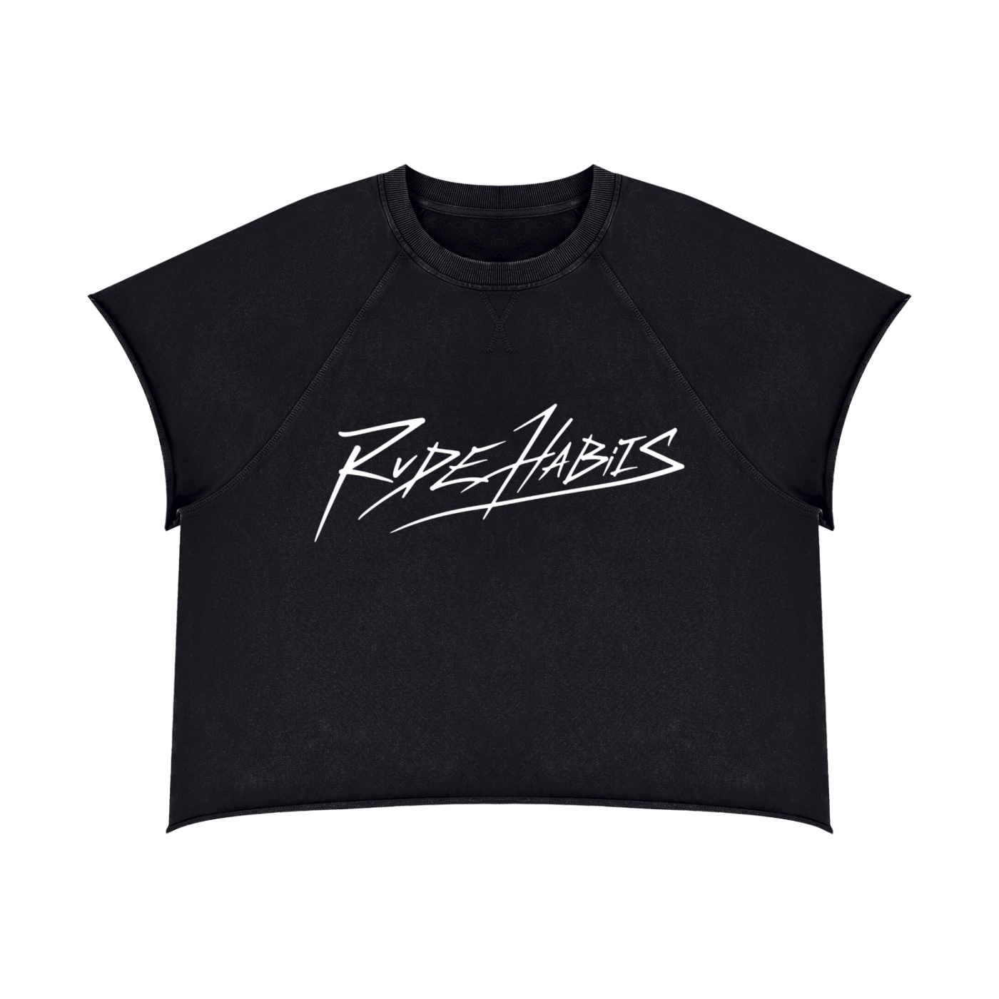 RH Hooligan Unisex Vintage Wash Raw Edge Boxy T-Shirt