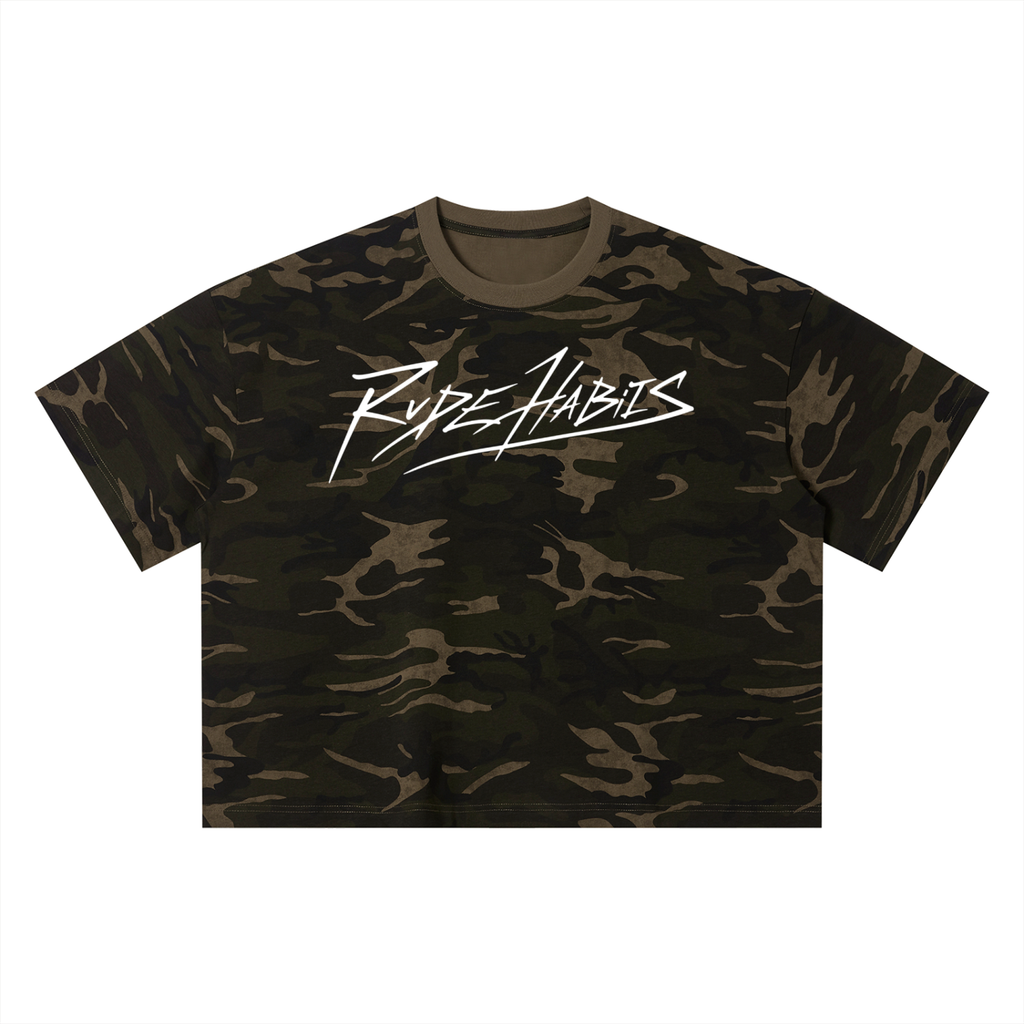 RH Hooligan Unisex Camo Boxy T-Shirt