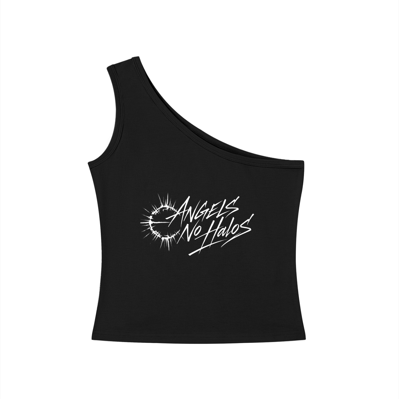 Women's One-Shoulder Crop Tank Top
