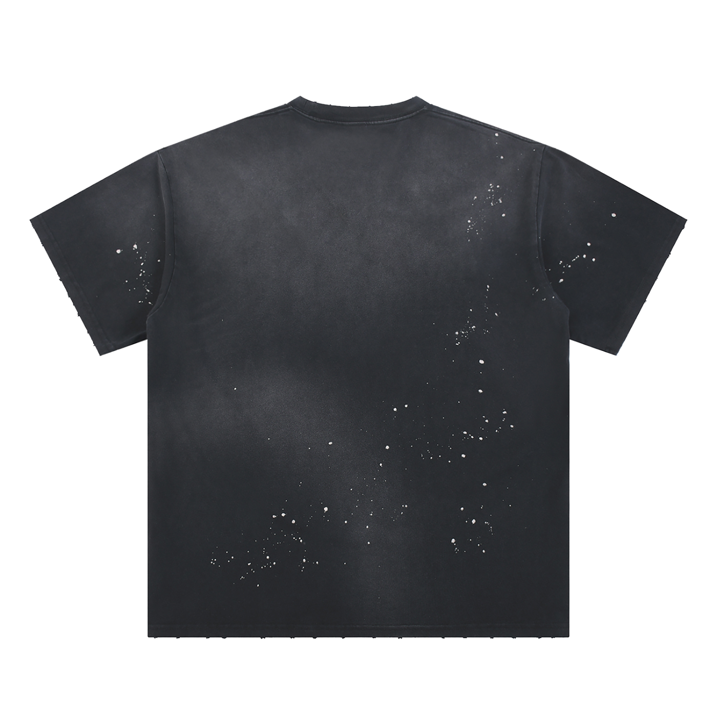 RH Hooligan Hand-Frayed Sunfade Paint Splatter T-Shirt