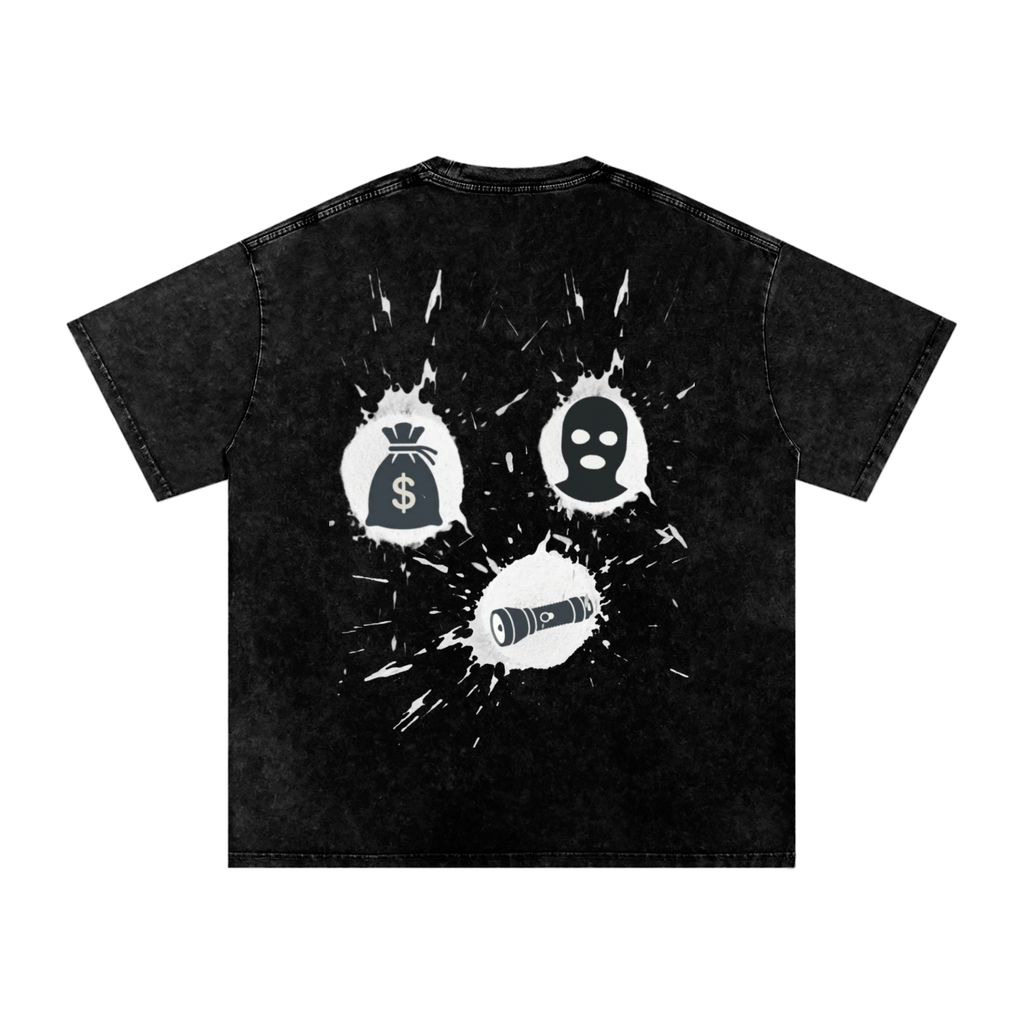 Rude Society Snow Washed Oversized Cotton T-Shirt