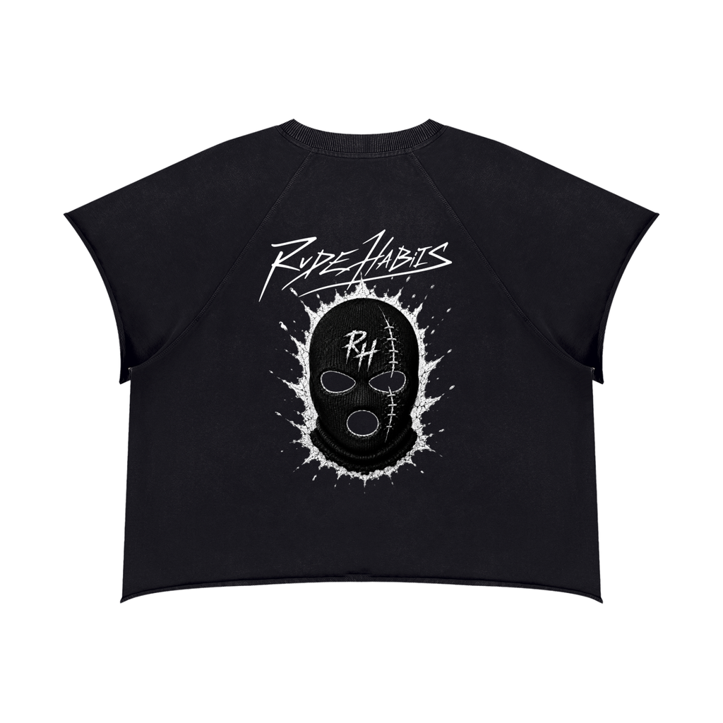 RH Hooligan Unisex Vintage Wash Raw Edge Boxy T-Shirt
