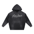 RH Hooligan Vintage Washed Frayed Fleece Hoodie