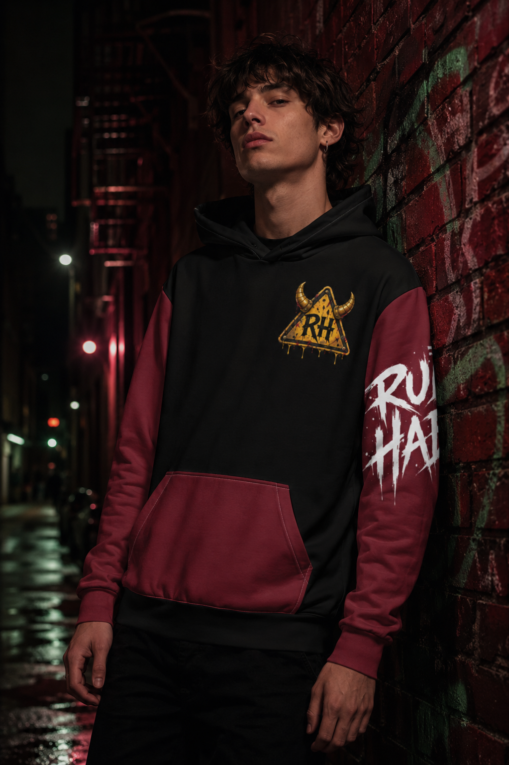 Rude Habits “Mind Your Demons” Heavyweight Hoodie