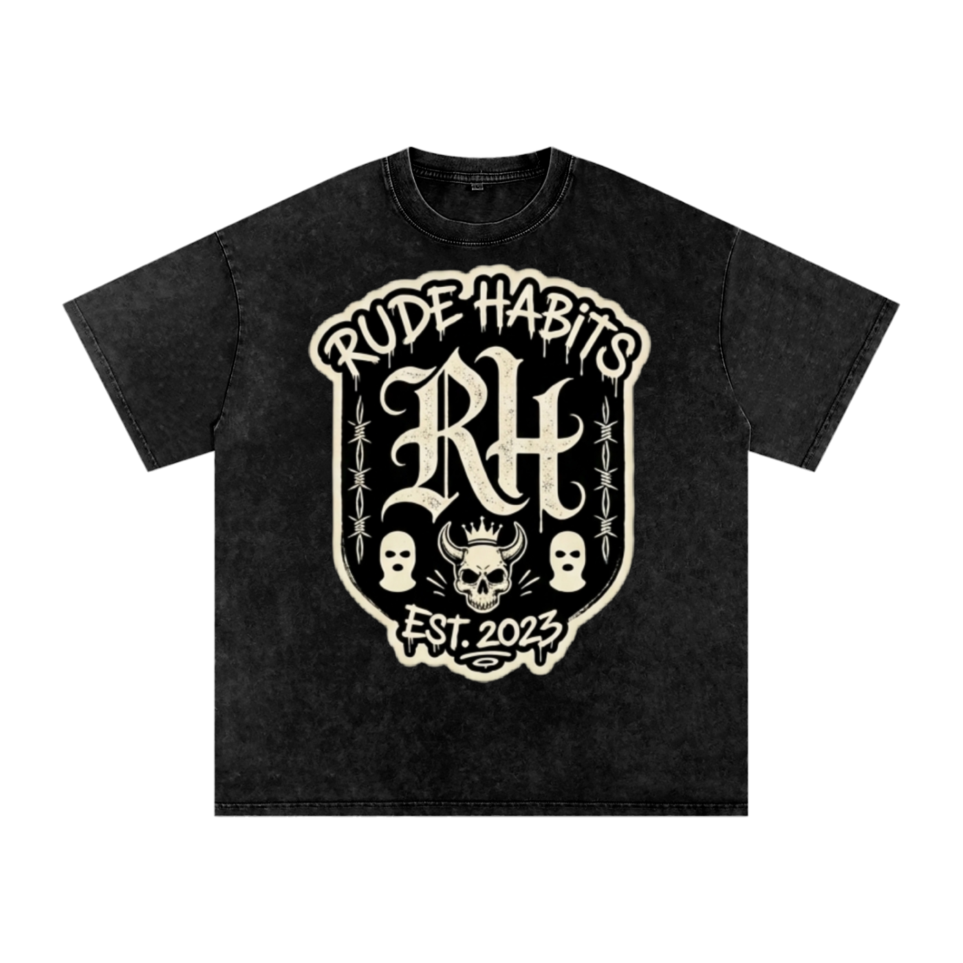 RH Snow Washed Oversized Cotton T-Shirt