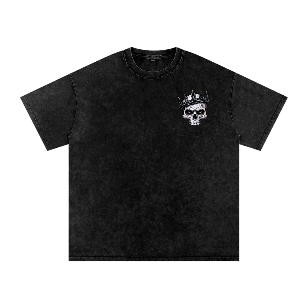 Royal Fool Snow Washed Oversized Cotton T-Shirt