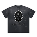 RH Hooligan Hand-Frayed Sunfade Paint Splatter T-Shirt