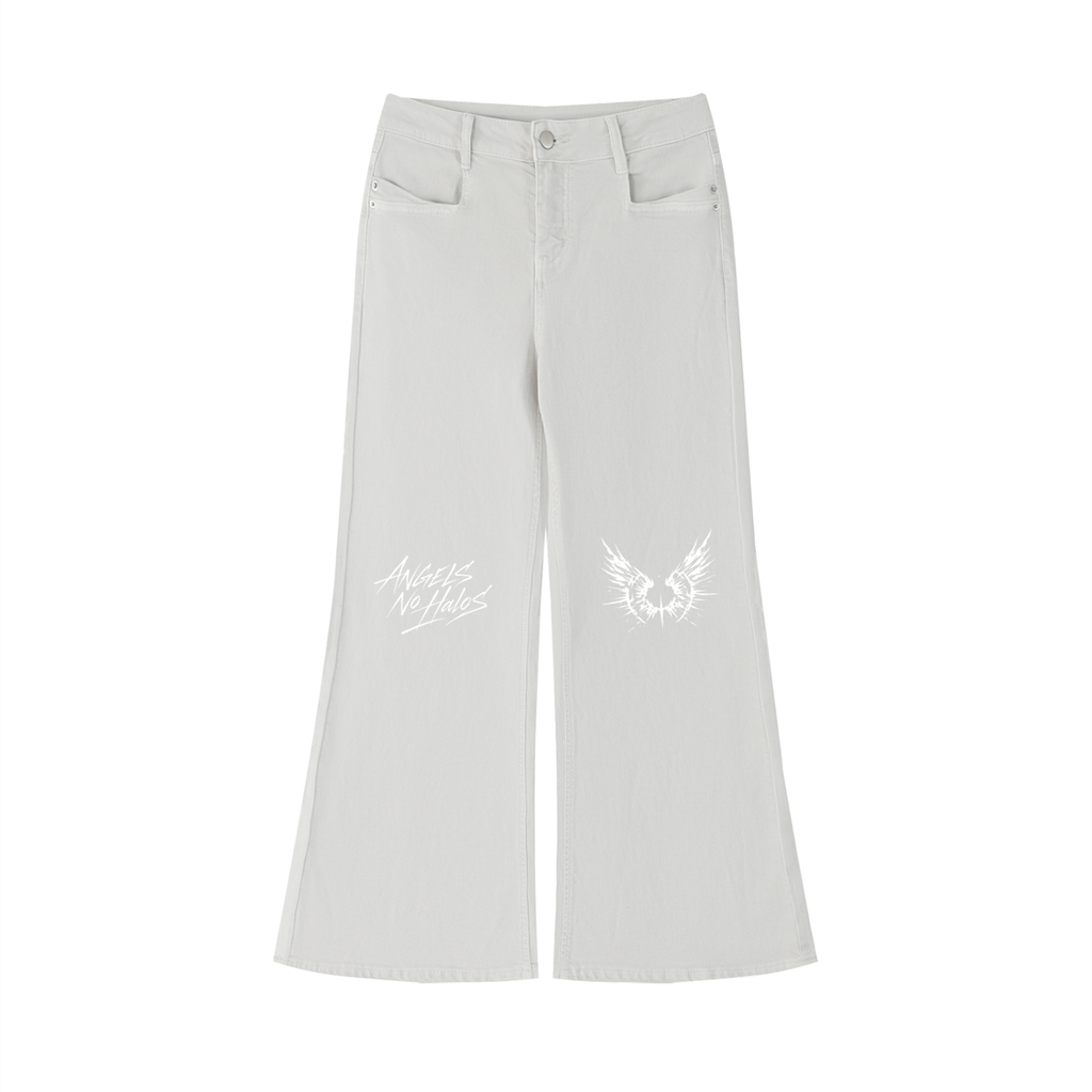 Women's Vintage Wash Flared Leg Jeans