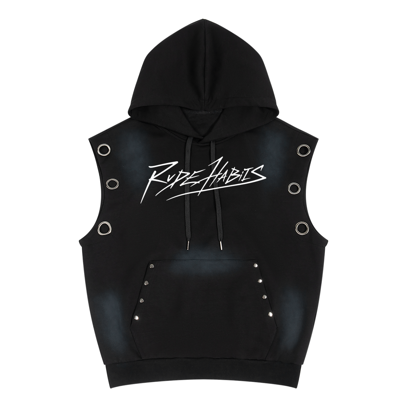 RH Hooligan Vintage Wash Sun Fade Sleeveless Hoodie
