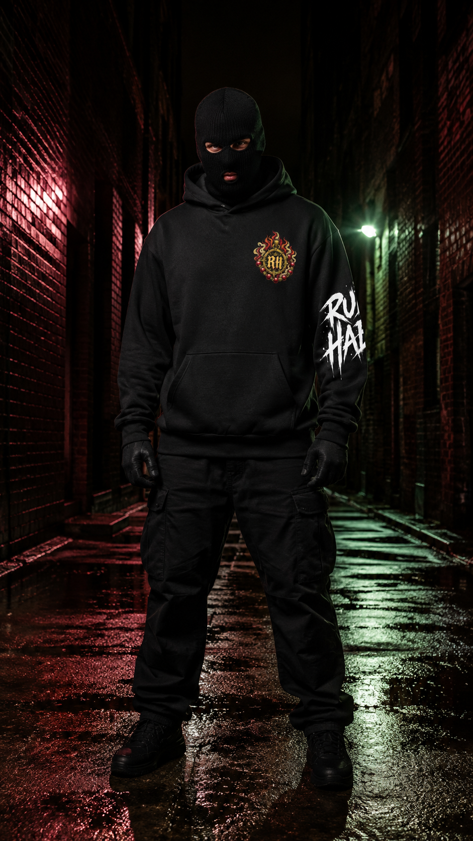 Rude Habits “Pray for Trouble” Oversized Hoodie
