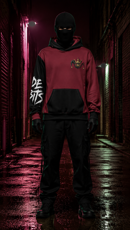 Rude Habits “Royal Misfit” Oversized Hoodie