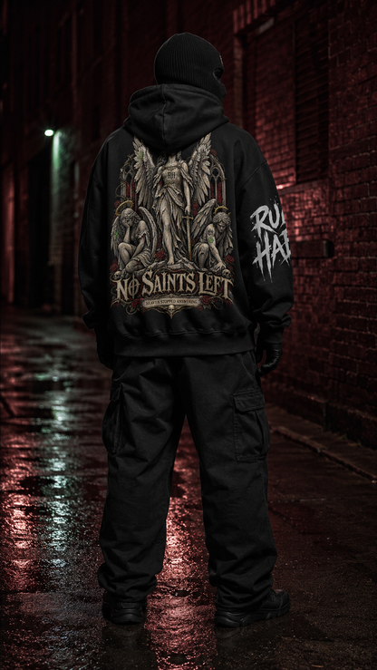 Rude Habits “No Saints Left” Oversized Hoodie